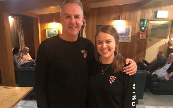 Glenn & Courtney Wood - Proudly wearing their Windarra t-shirts, 2019